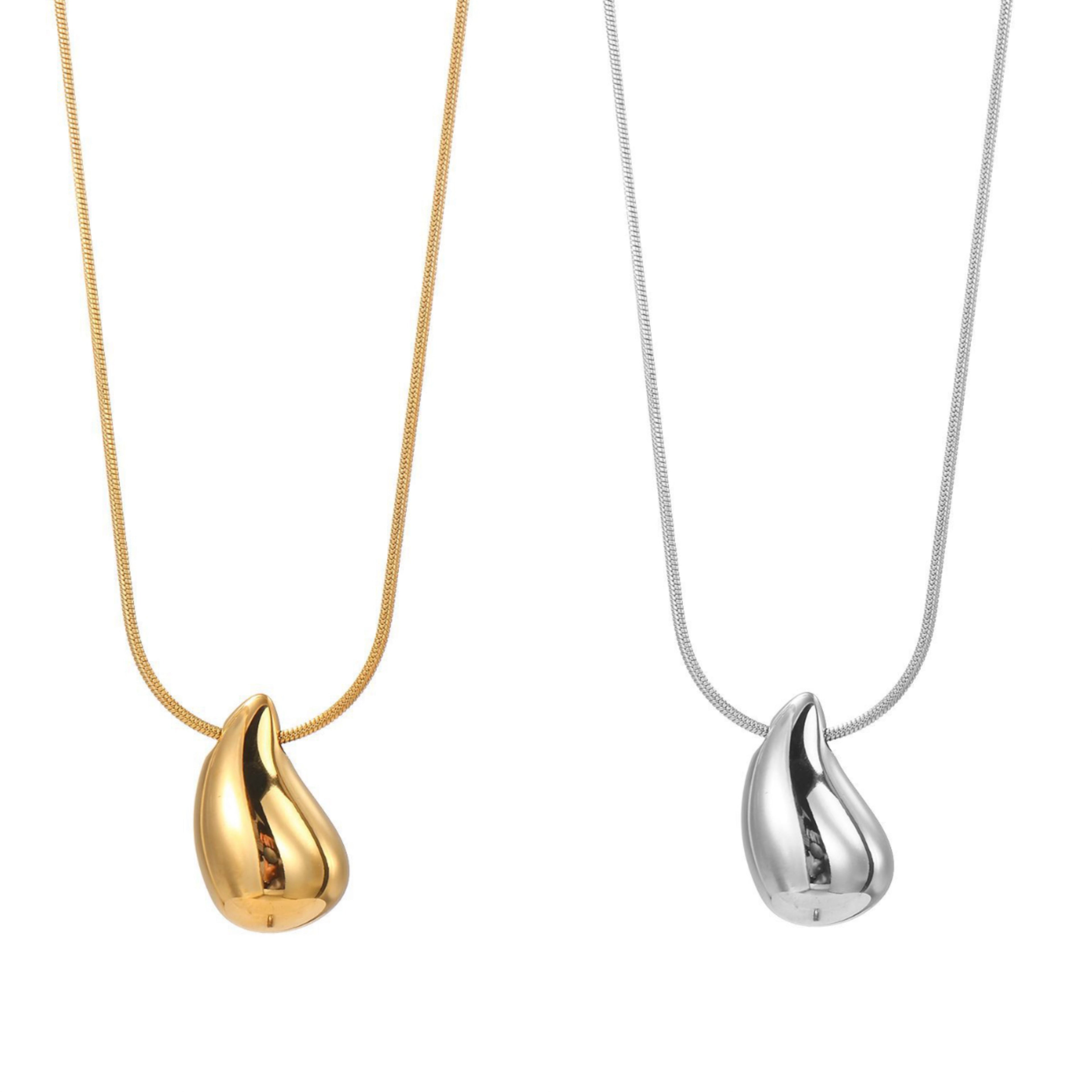 STOP&GO-Collana bold goccia