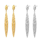 STOP&GO-Orecchini Foglia Allungata