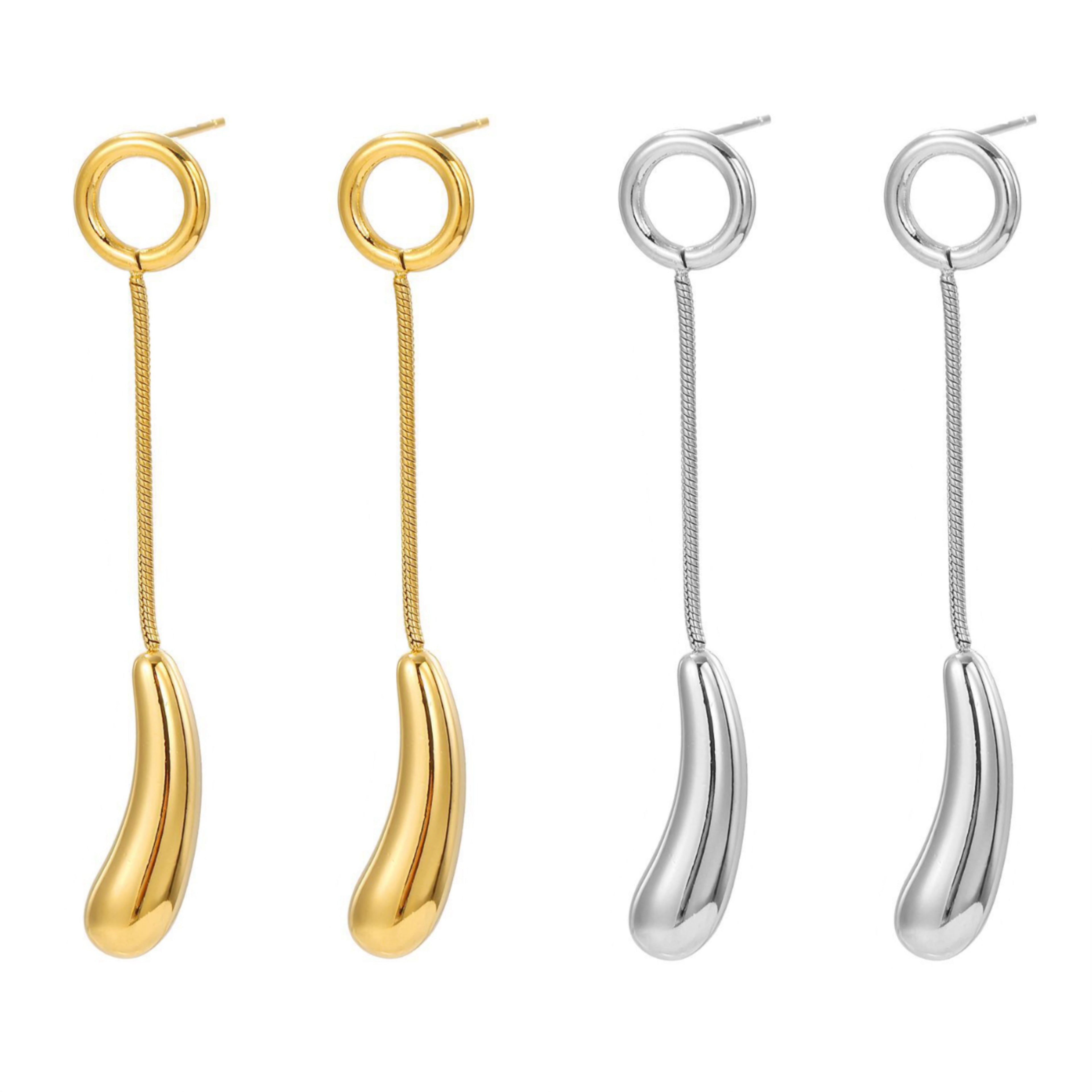 STOP&GO-Orecchini linea fusa