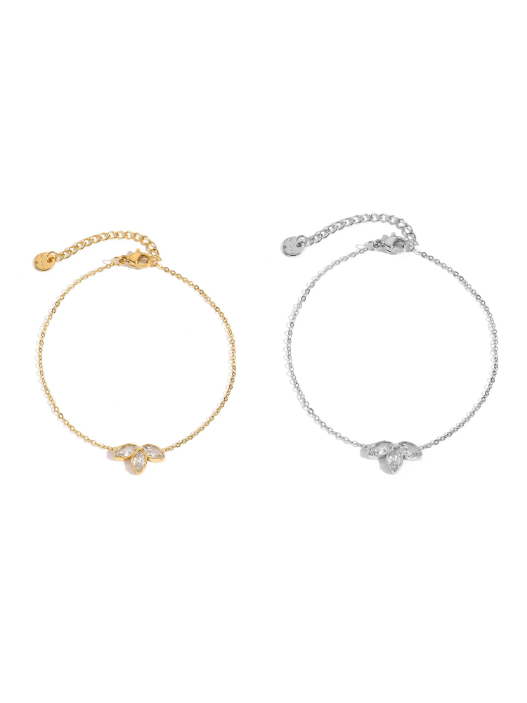 STOP&GO-Bracciale Trisfoglia