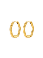 STOP&GO-Orecchini Hoop Esagono
