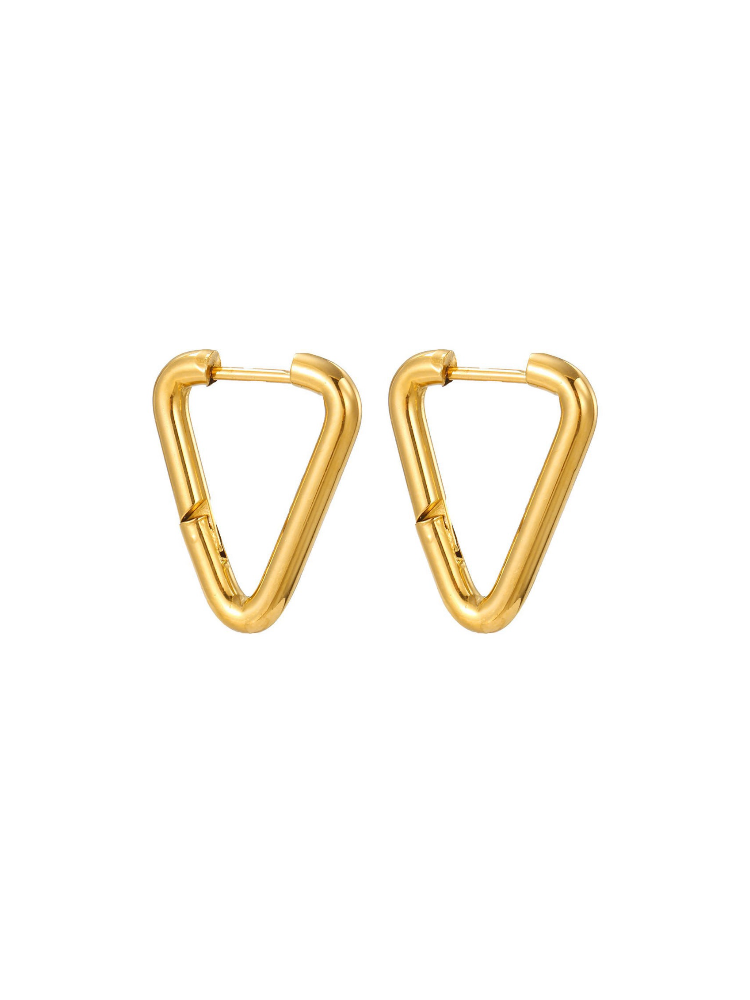 STOP&GO-Orecchini Hoop Triangolo