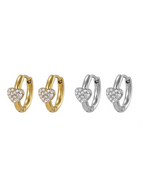 Orecchini Hoop Mini Love
