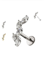 Piercing Fogli con zirconi