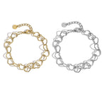 Bracciale cuore eternity large