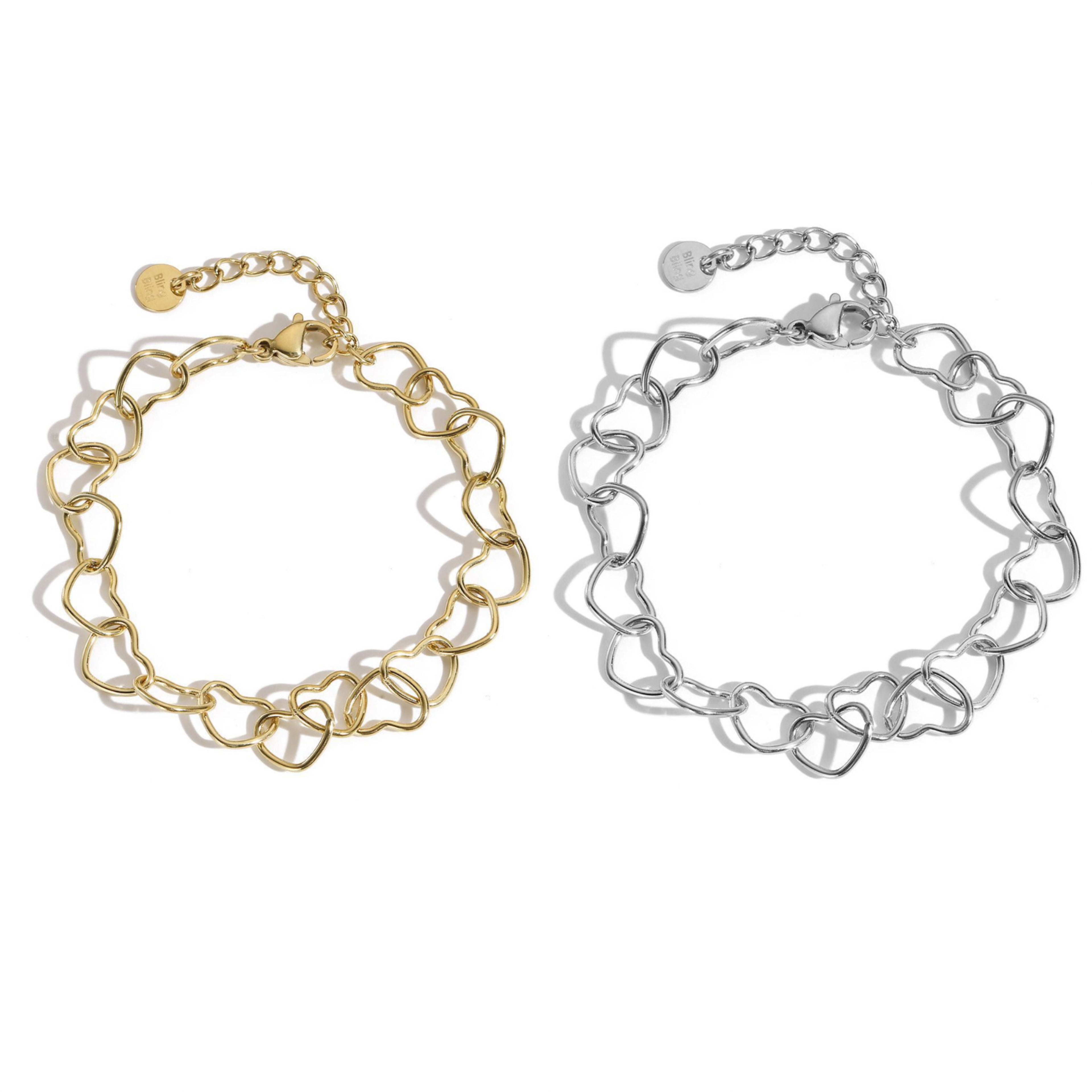 Bracciale cuore eternity large