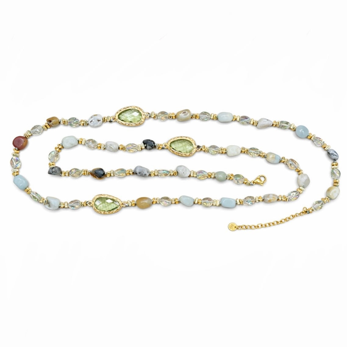 Collana Pietra Naturale (80+5cm)