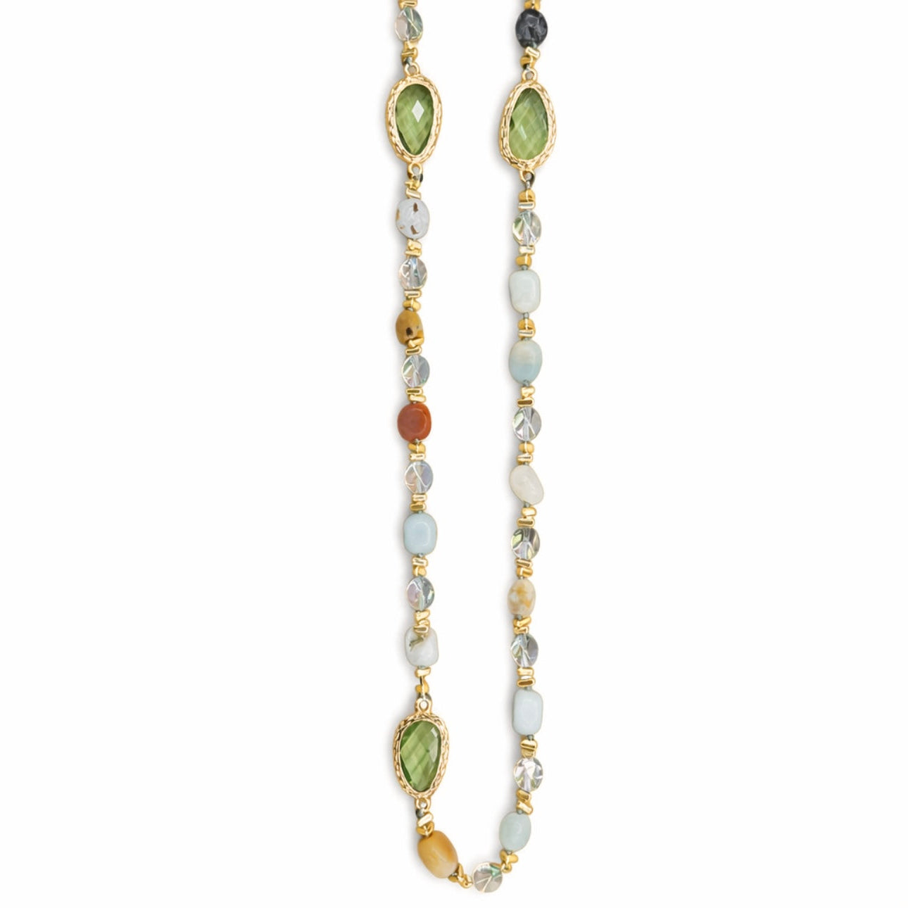 Collana Pietra Naturale (80+5cm)