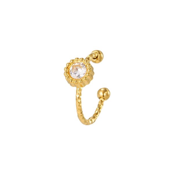 Ear cuff con zirconi