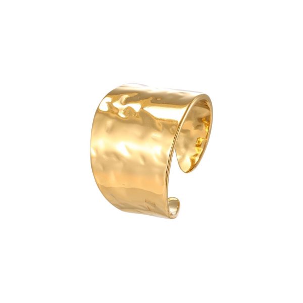 Anello a fascia martellata