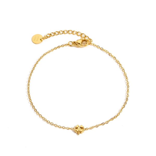 Bracciale con quadrifoglio