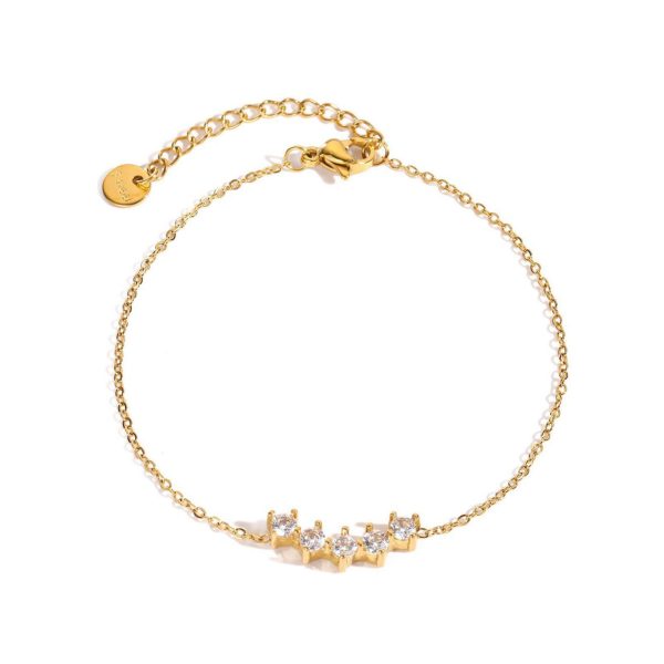 Bracciale con zirconi