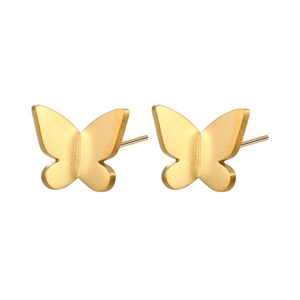 Orecchini a lobo farfalla