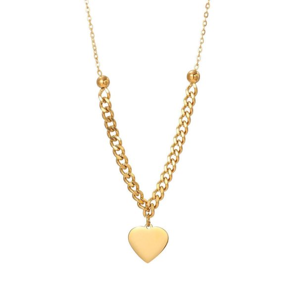 Collana cuore intrecciato