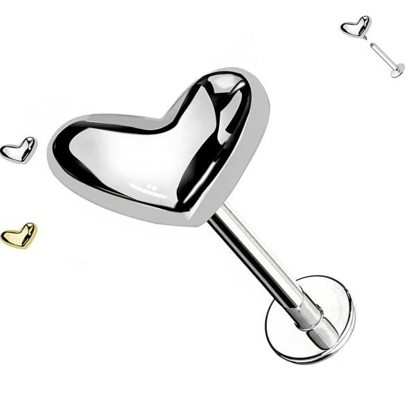 Piercing Labret di Cuore
