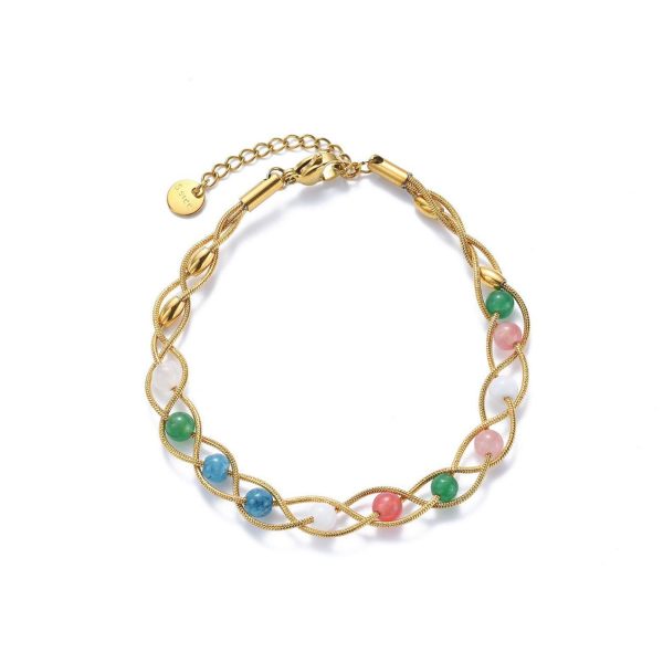 Bracciale con pietre naturali