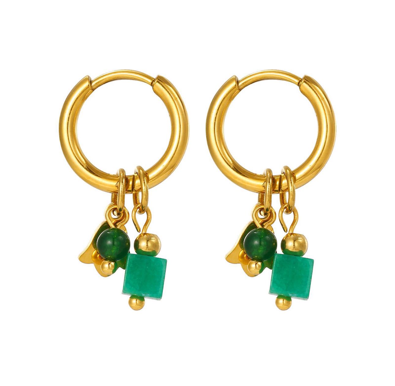 Orecchini con pietre naturali